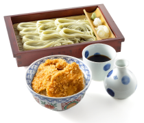 へぎそばとタレかつ丼セットイメージ